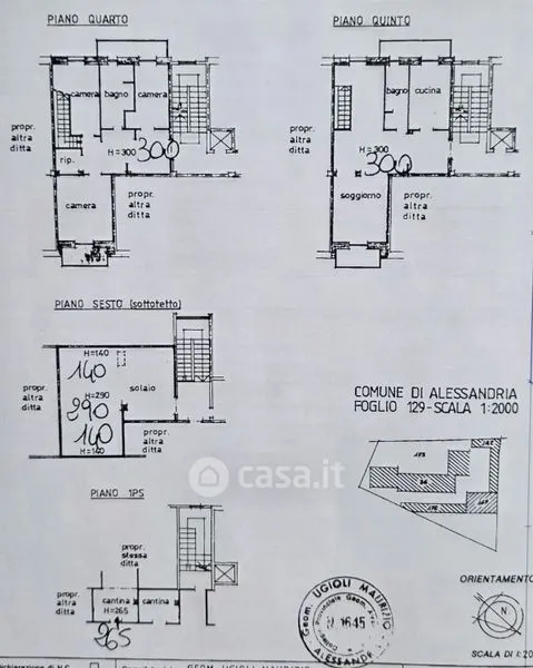 Apartment with Balcony in Galimberti, Alessandria