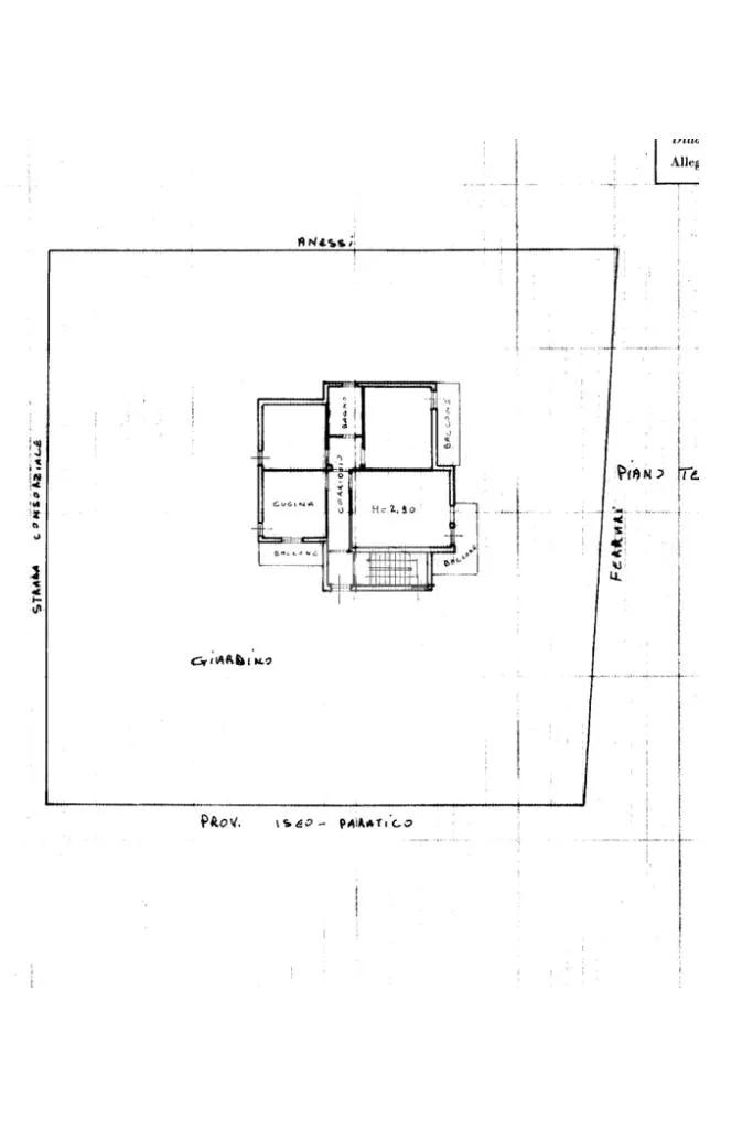 Plan - Apartment with Garden in Clusane, Iseo