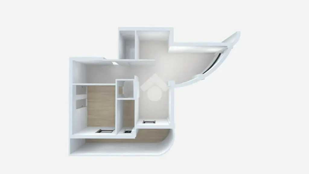 Plan - Apartment with Panoramic Terrace in Rende