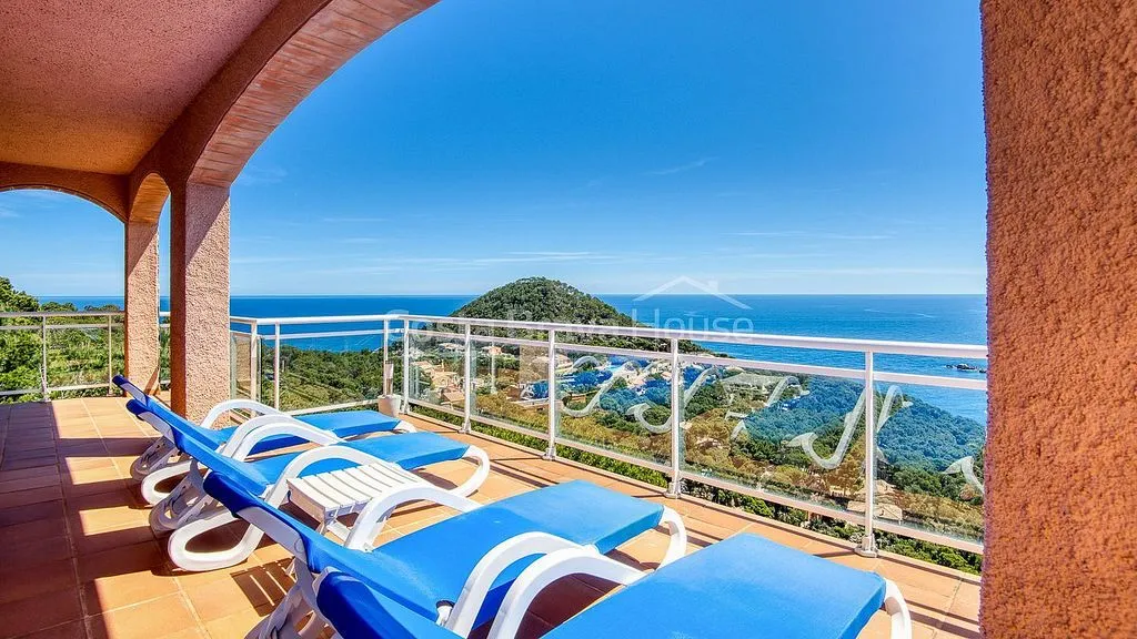 Terrasse - Villa with Pool and Sea Views in Sa Tuna