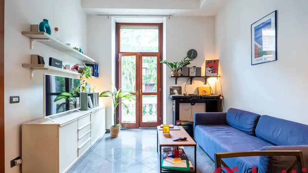 Séjour - Retrofitted Flat with Balcony in Città Studi, Milan