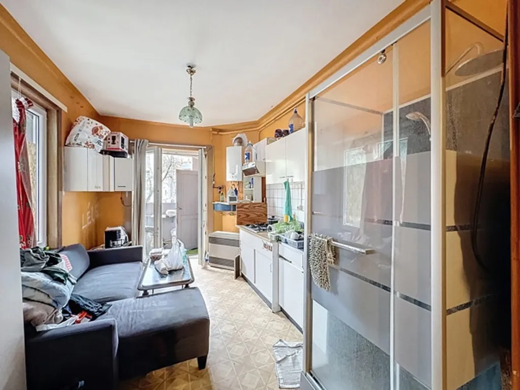 Cuisine - Appartement Art-déco avec Deux Terrasses à Koekelberg