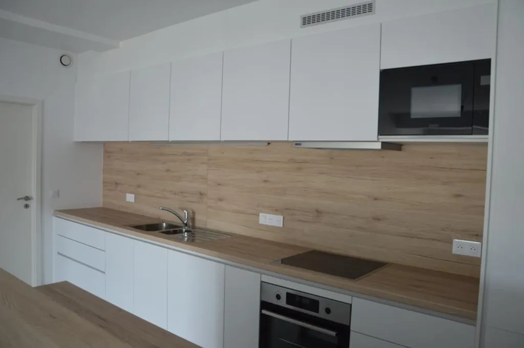 Köök - Modern Apartment with Terrace in Libramont