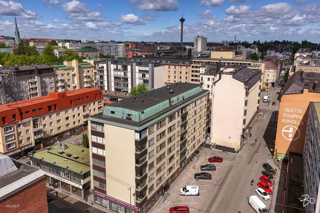 Vue aérienne - City Centre Apartment with Sauna in Tampere