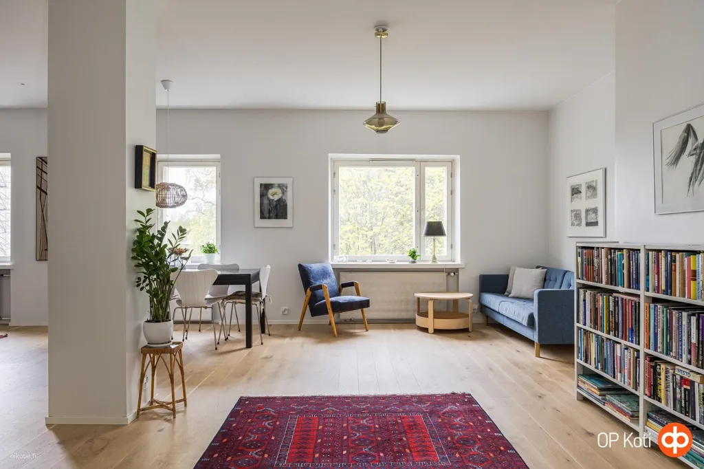 Soggiorno - Modern Apartment with Balcony in Munkkiniemi