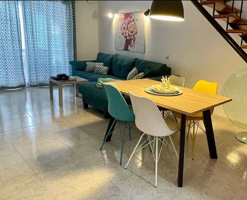 Dining Room - Duplex with Pool and Sea View in Benitachell