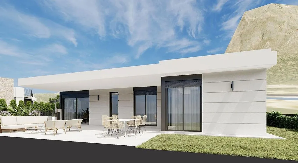 New Build Semi-Detached House with Pool in Polop
