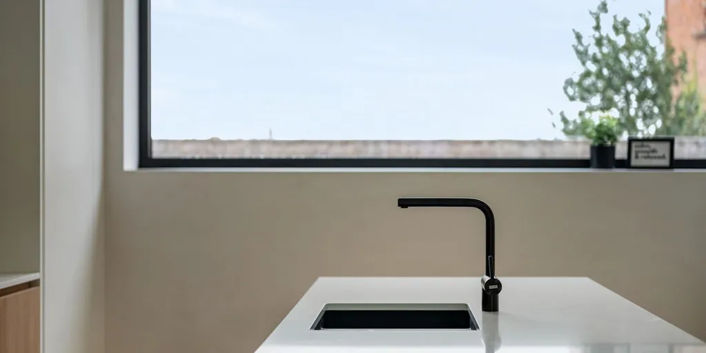 Cuisine - Maison Neuve avec Terrasse et Jardin à Langemark
