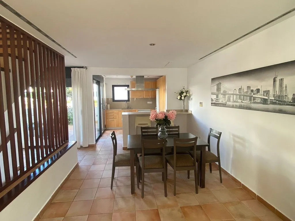 Dining Room - Semi-detached House with Pool in Macenas
