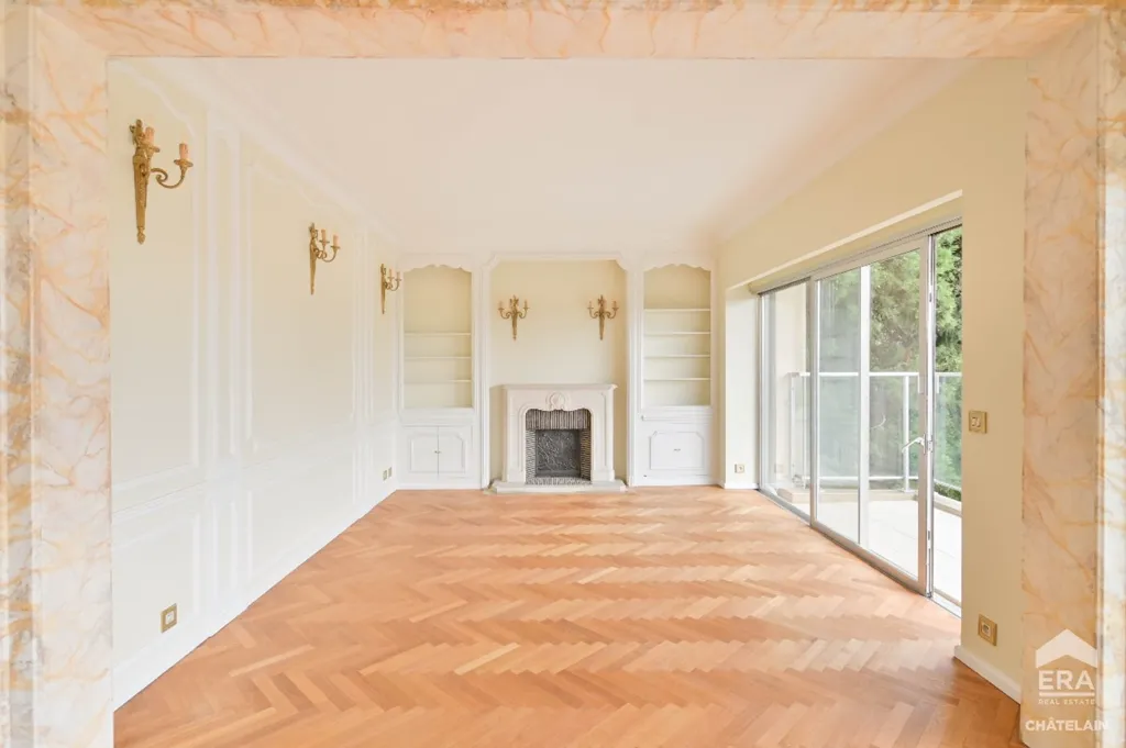 Séjour - Appartement avec terrasses sur l'Avenue Franklin Roosevelt à Bruxelles