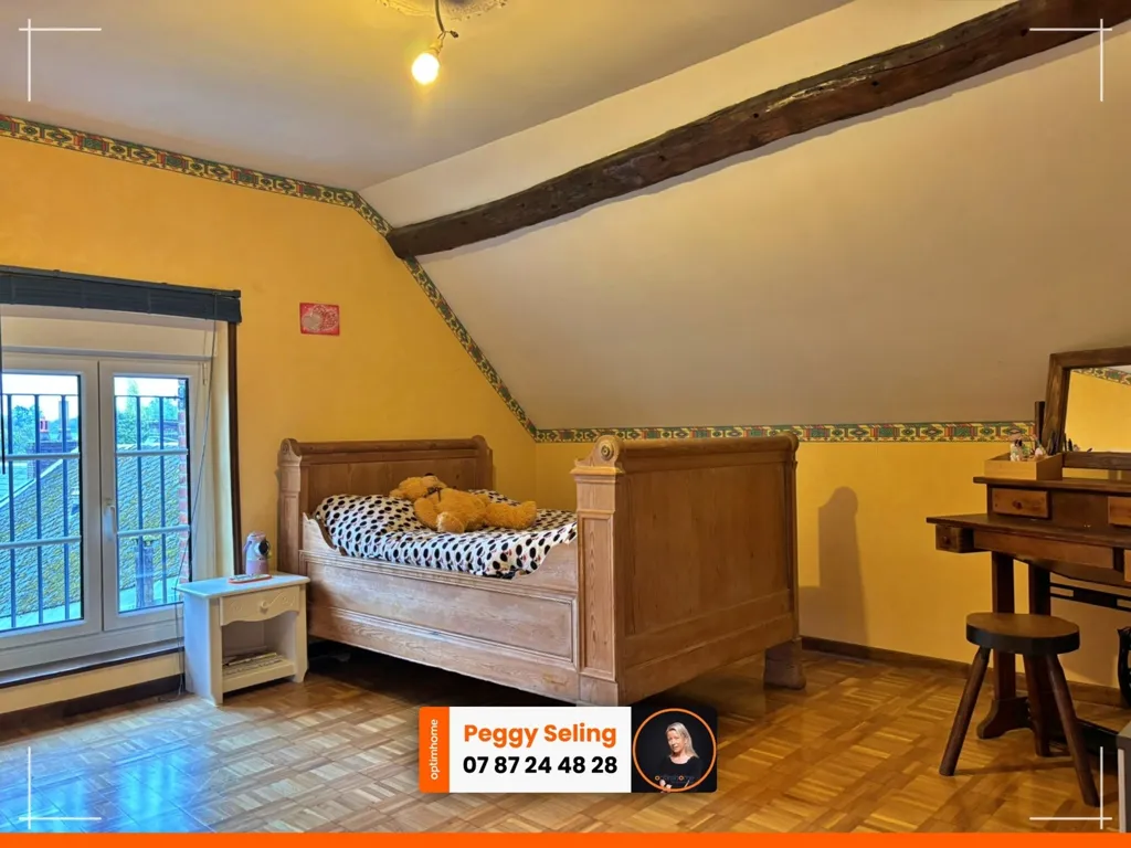 Bedrooms - Historic Maison with Courtyard in Wignehies
