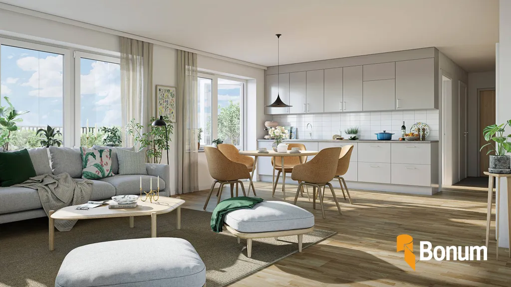 Elutuba - Modern Flat with Balcony in Ekholmen, Linköping