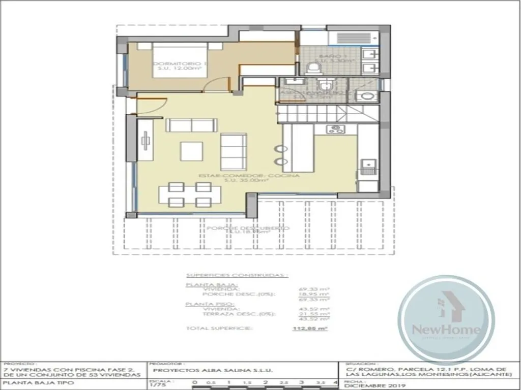 Plan - Luxury Villa with Pool in Los Montesinos