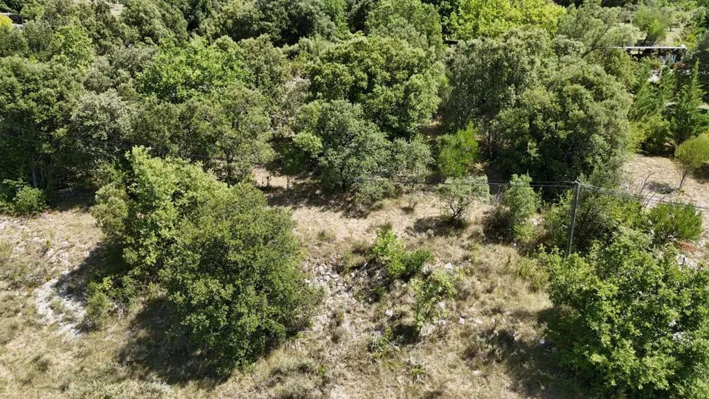 Õhuvaade - Buildable Land with View in Saint Maurice d'Ibie