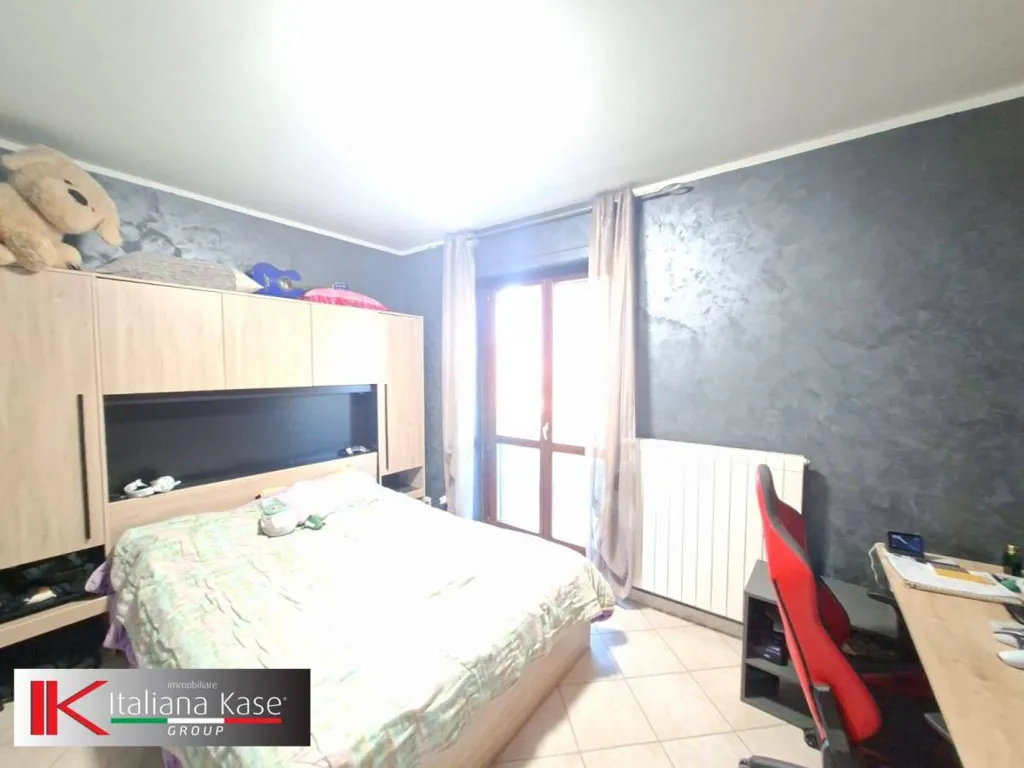 Bedrooms - Spacious Apartment with Terrace in Montalenghe