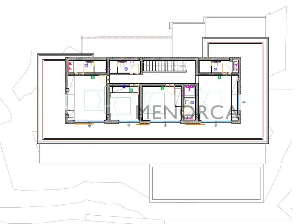 Plan - Development Land with Sea Views in Es Migjorn Gran