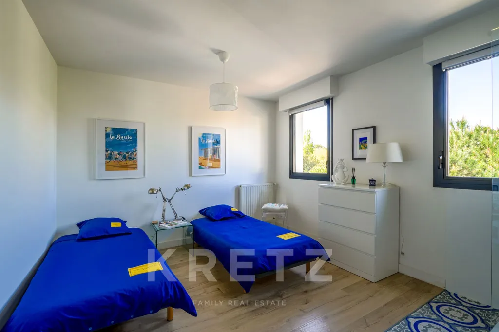 Chambres - Appartement Rénové avec Vue Mer au Cœur de La Baule