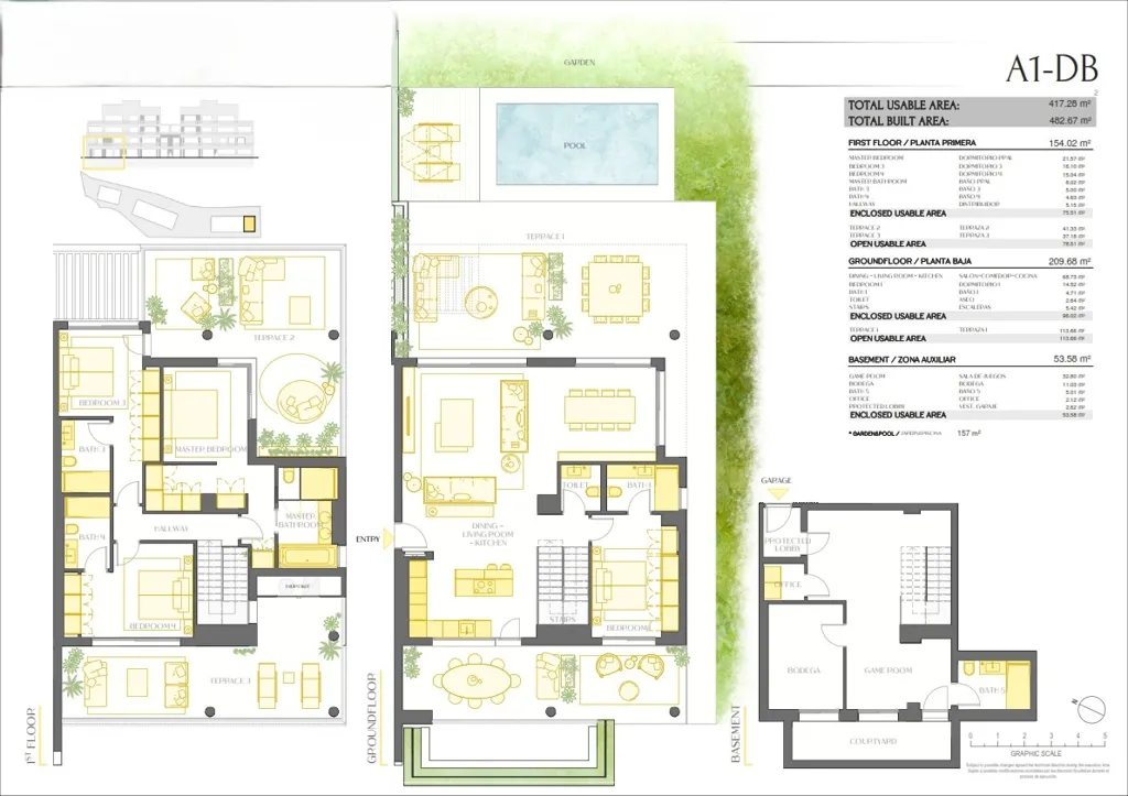 Triplex with Rooftop Pool in Marbella Golden Mile