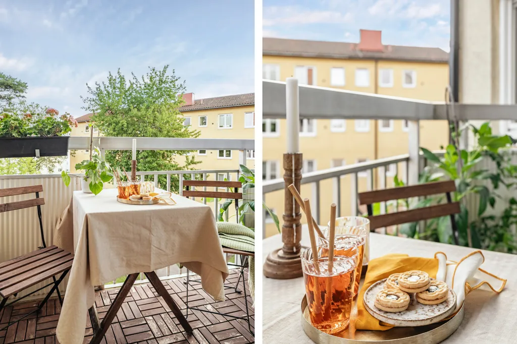 Balcon - Apartment with Garden View in Sjöfararen
