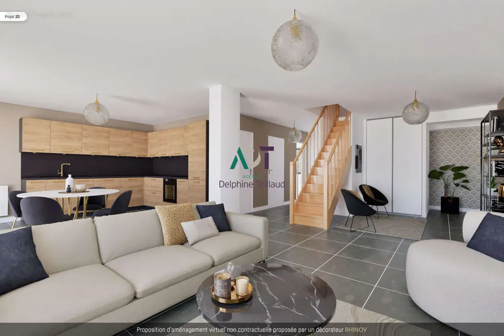 Duplex Apartment with Terrace in Uriage