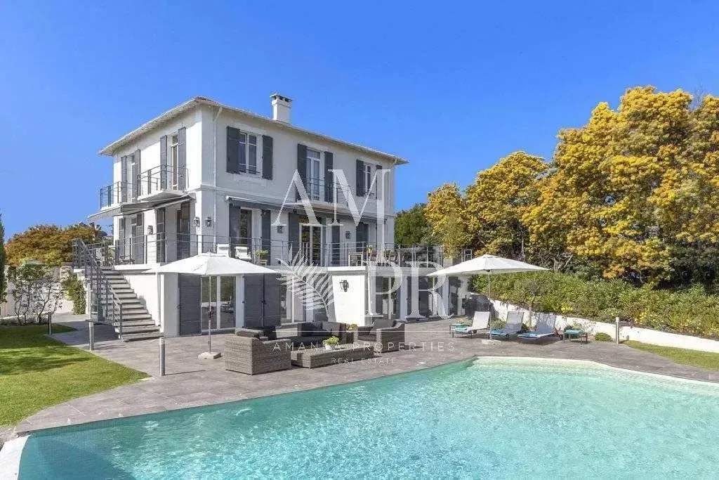 Pool - Luxury Villa with Sea View in Cannes