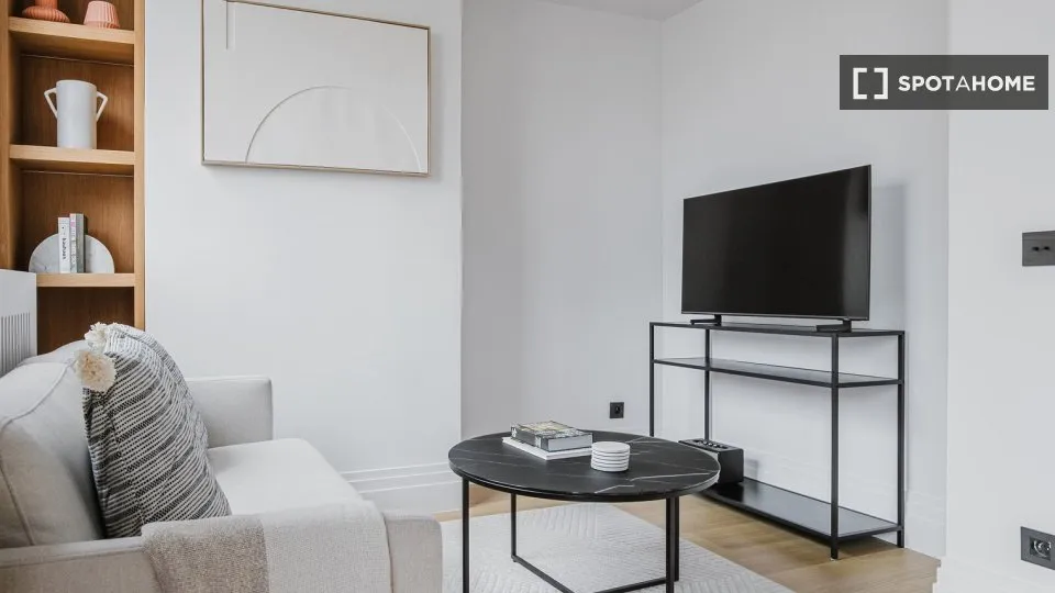 Séjour - Appartement 1 Pièce dans le Triangle d'Or, Paris