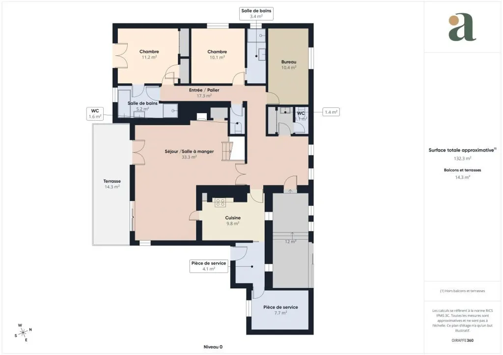 Plan - Villa avec Piscine à Arles Trinquetaille