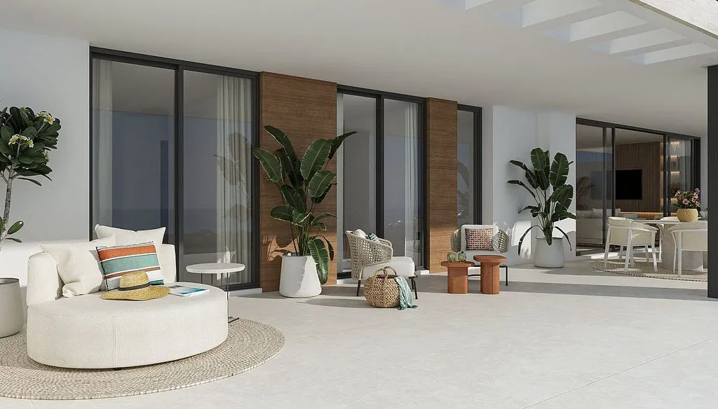 Terrasse - Apartment with Pool in Marbella's Golden Mile