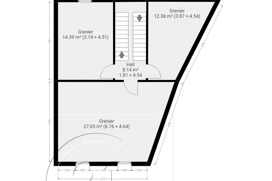 Plan - Maison à Rénover avec Jardin à Genappe