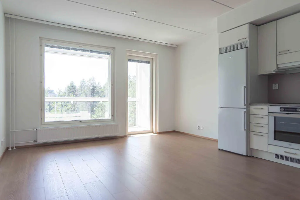 Cuisine - Spacious 1-Bedroom Flat with Balcony in Espoo