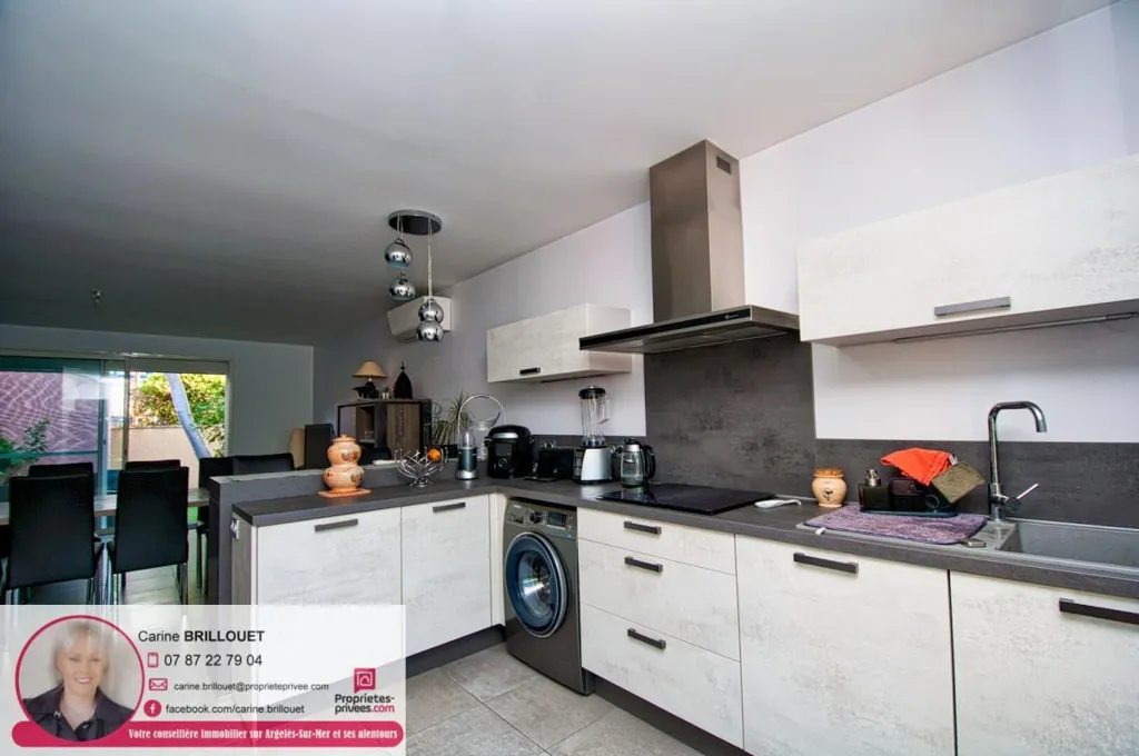 Cuisine - Villa Rénovée avec Jardin dans Résidence