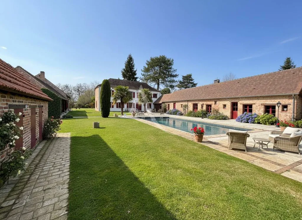 Piscine - Maison de Maître avec Piscine à Lamotte-Beuvron