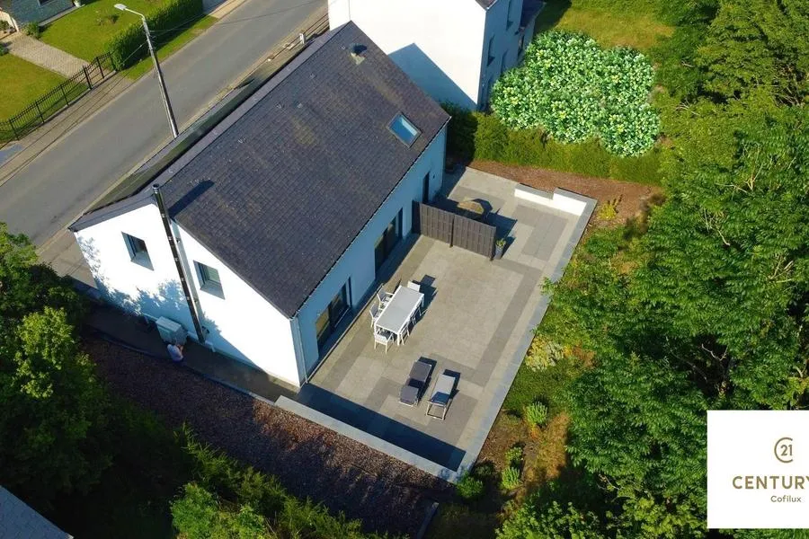 Õhuvaade - Contemporary House with Garden in Messancy