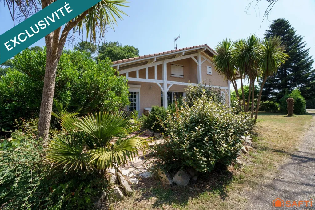 Extérieur - Villa Landaise avec Piscine à Léon