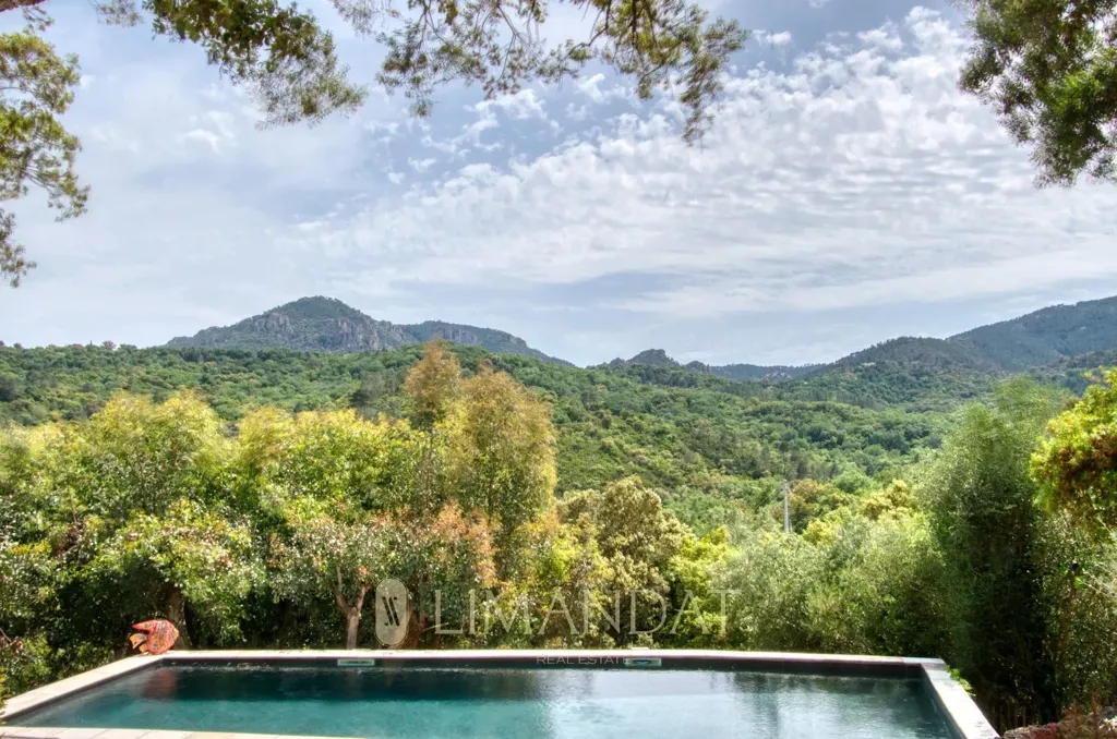 Pool - Maison with Sea View in Les Adrets-De-L'Esterel