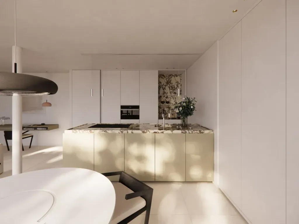 Köök - Eco-Friendly Apartment in Ertvelde