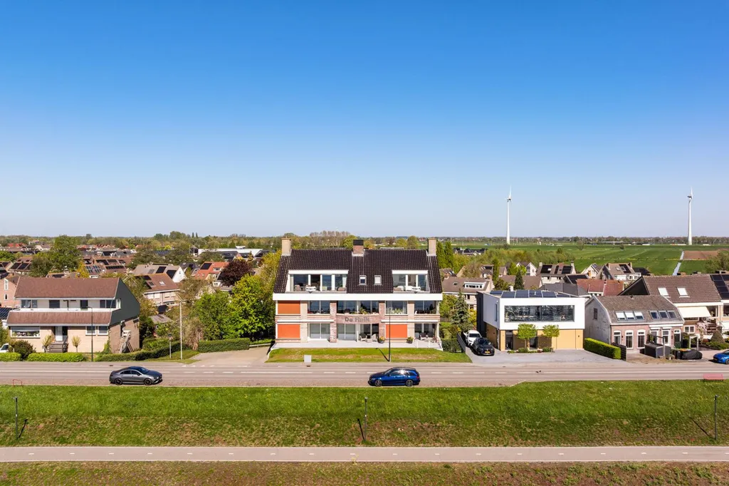 Vue aérienne - Penthouse with River View in Boven-Hardinxveld