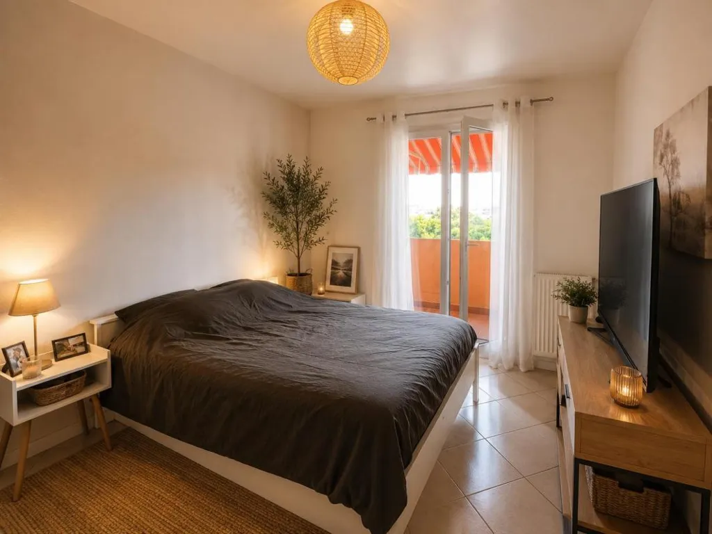 Chambres - Appartement avec vue dominante et terrasses à 15 min des plages