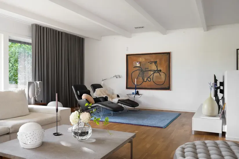 Living Room - Generous Villa with Sea View in Ringenäs