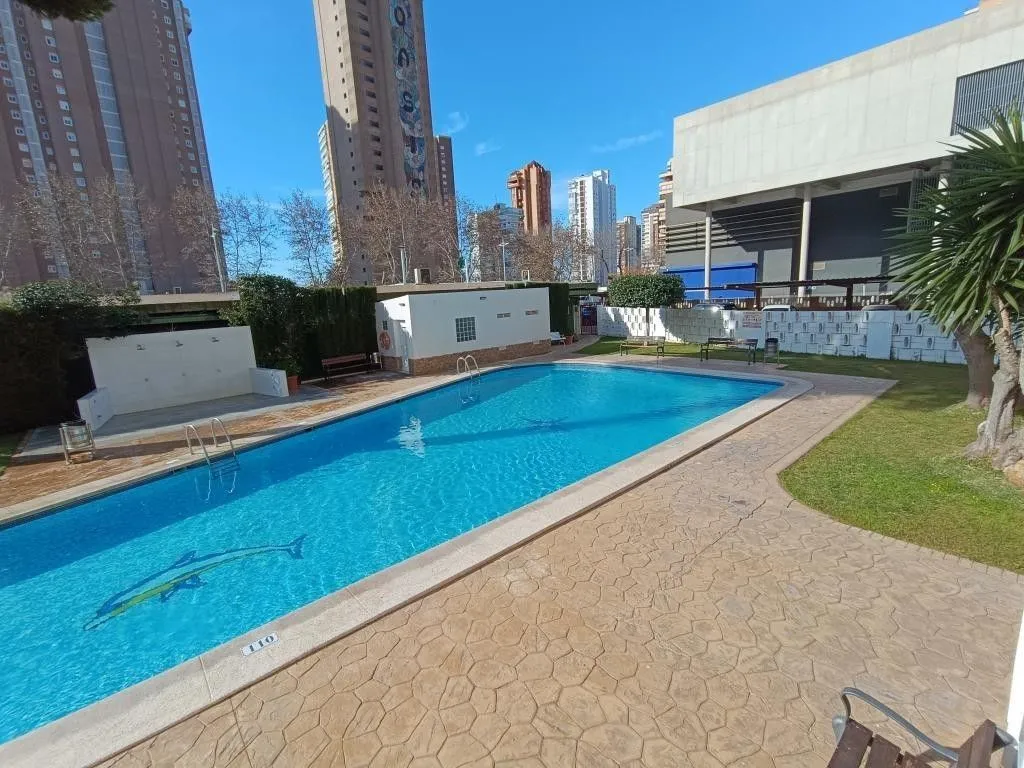 Piscine - Corner Flat with Sea View in Rincón de Loix Llano