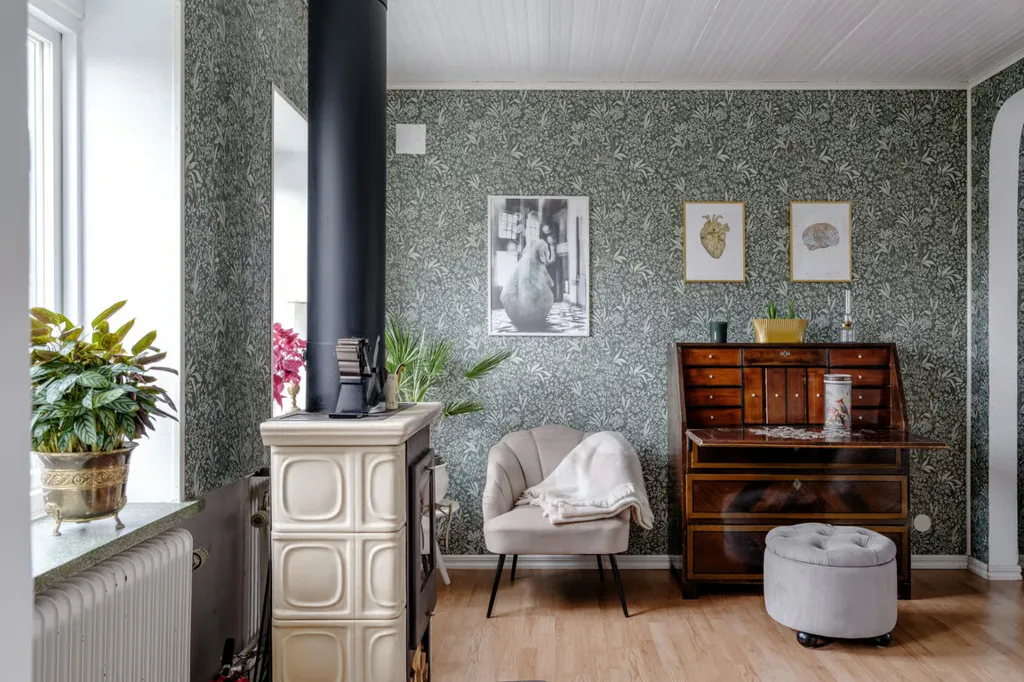 Séjour - Charmful Brick Villa with Garden in Grönby