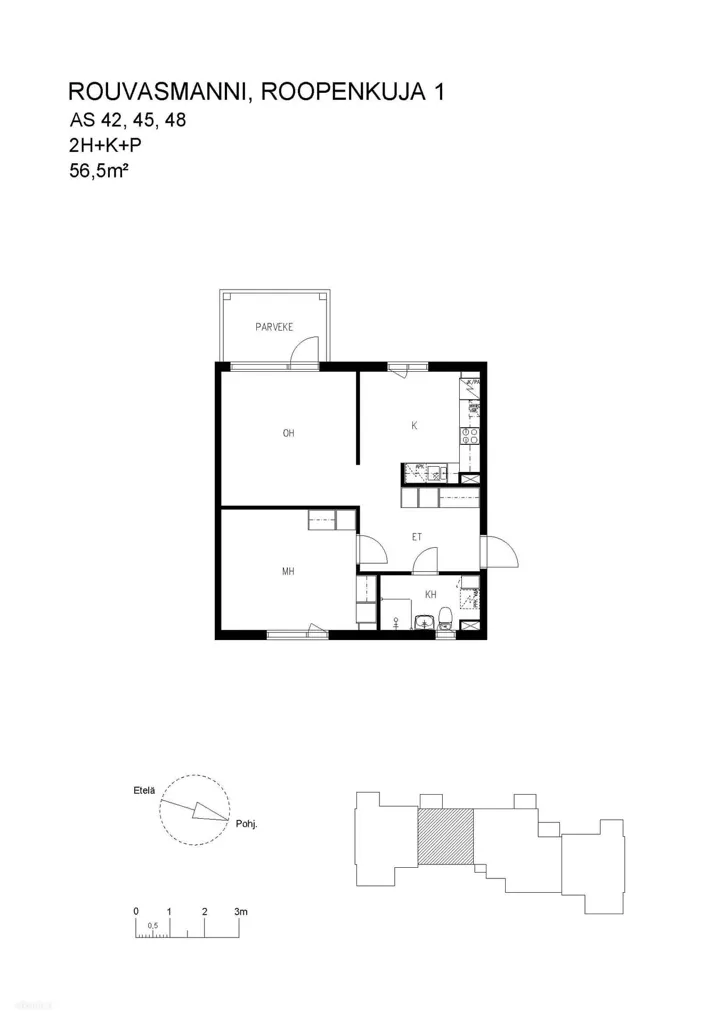 Appartement 2 pièces à FI