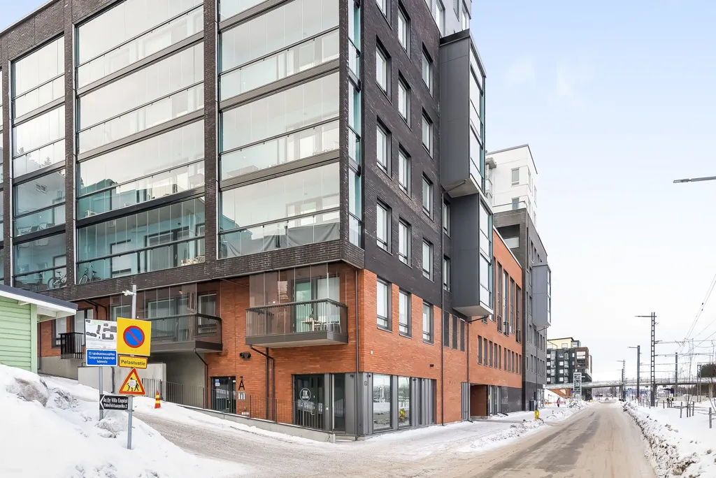 Exterior - Studio Apartment with Balcony in Santalahti, Tampere
