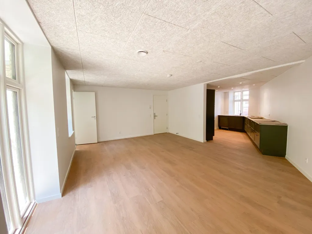Séjour - Renovated 2-Bedroom Flat with Balcony in Aalborg