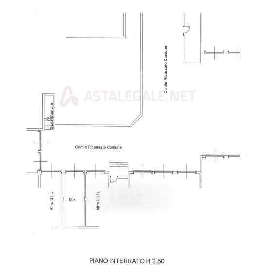 Floor Plan - Three-bedroom Apartment with Parking in Roncello