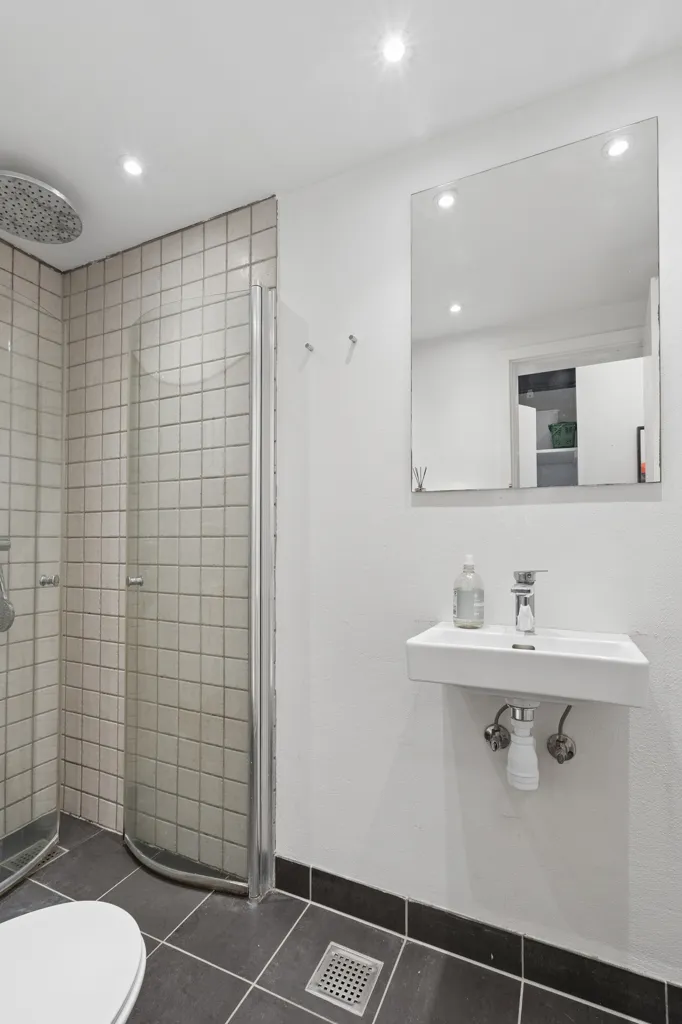 Salles de bain - Apartment with Garden View in Randers