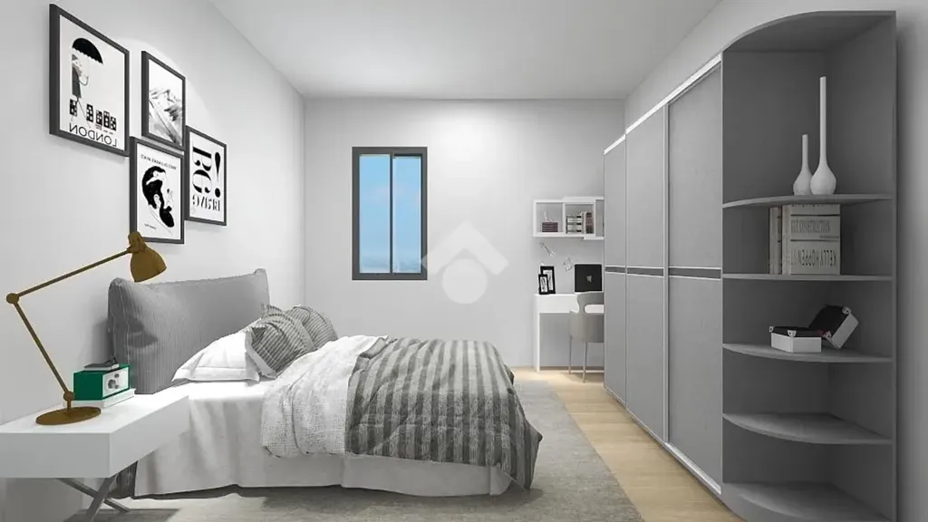 Chambres - Top-Floor Apartment with Balcony in Loseto
