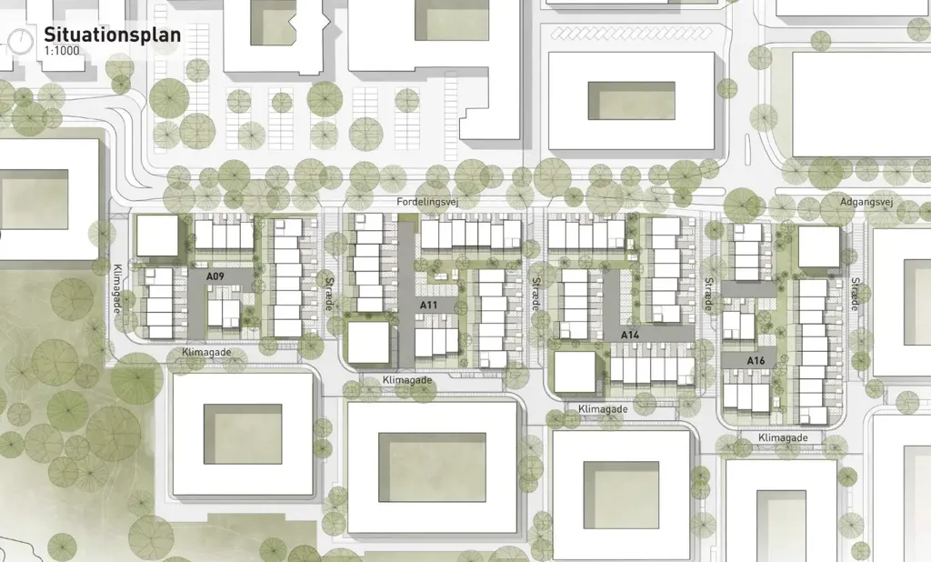 Plan - Four-Room Apartment in Taastrup