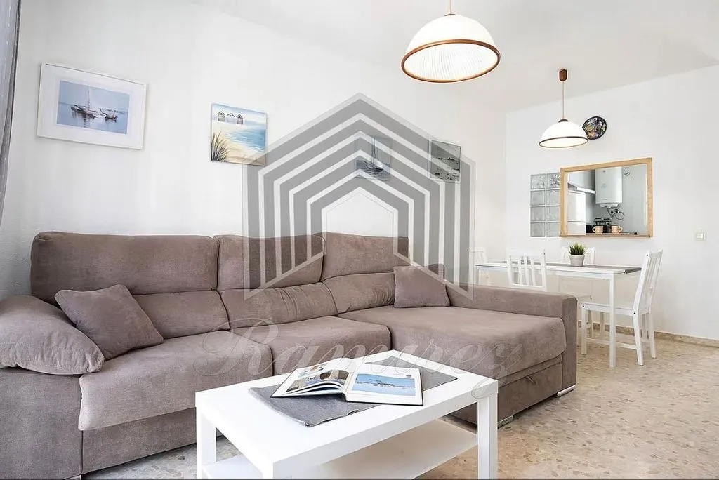 Séjour - Apartment with Balcony and Terrace in Barbate