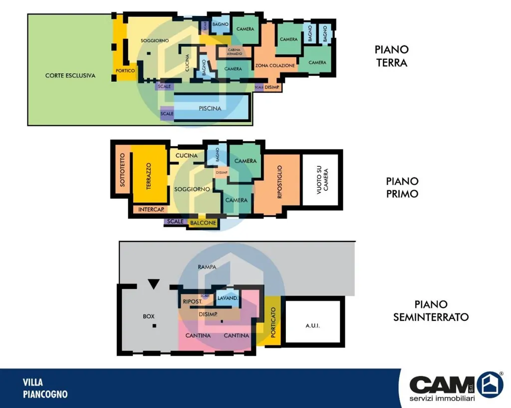 Plan - Luxury Villa with Pool in Piancogno, Lombardy